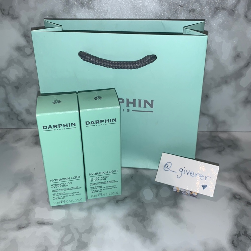 2x NIB Darphin Hydraskin Light All Day Skin Hydrating Cream Gel